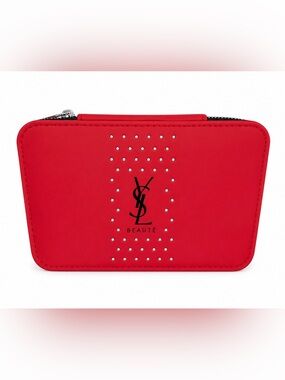 Yves Saint Laurent Studded Cosmetic Pouch • 02 Candy Glaze & 201 Rosewood Blush